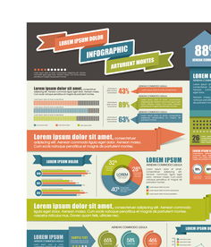 信息图形素材在商务金融与信息咨询服务中的应用